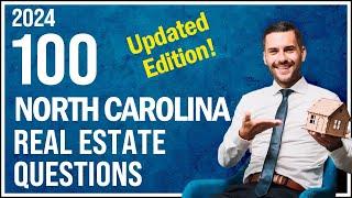 North Carolina Real Estate Exam 2024 (100 Questions with Explained Answers - Updated Edition)