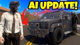 NEW AI BACKUP Makes Dangerous Calls FUN in Flashing Lights Police Sim!