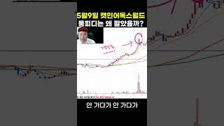 세력들이 물량을 터는 순간에 만들어지는 1분봉 차트 모습