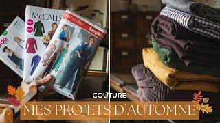 COUTURE | Mes projets pour l'automne 