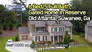 Atlanta GA House/ 6 Bed/5 Full Bath, Gated Home in Reserve @ Old Atlanta, Suwanee, Ga