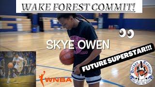 Hoops STAR Skye Owen -Wake Forest COMMIT… ️ WNBA FUTURE SUPERSTAR.