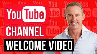 How To ADD a YouTube Channel Welcome Video