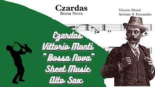 Czardas - Vittorio Monti "Bossa Nova" [SheetMusic] Alto Sax PlayAlong