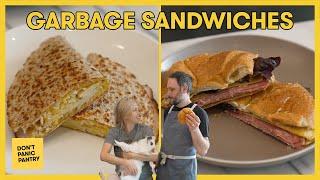 Iliza and Noah's Garbage Sandwiches: Hot Turkey Slammer & Salami Walmart Croissant