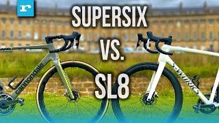 Specialized S-Works Tarmac SL8 vs. Cannondale Supersix Evo Lab71 | Which road bike is best?