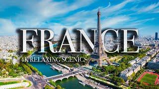 French Landscapes, 4K Aerials & Relaxing Music. Over 100 TOP Places in France with descriptions