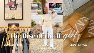 Glow Up Week 10:  Weight Loss Update, Fall Zara Haul, Life of a Youtuber over 40!