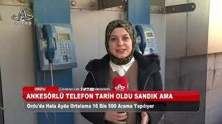 Ordu'da ankesörlü telefon kullanımı şaşırttı