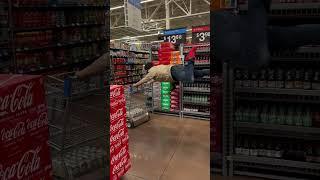 Supermarket Superman Wows Shoppers as He Floats Through the Aisles