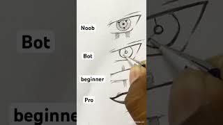 Easy anime drawing eye #shorts #viral #art #drawing #anime