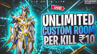 BGMI LIVE CUSTOM ROOMS | UC, PAYTM & RP GIVEAWAY LIVE | BGMI CUSTOM LIVE