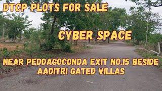 RESALE DTCP PLOTS FOR SALE || Cuber Space || Near Peddagolconda Nandipalli || Hyderabad