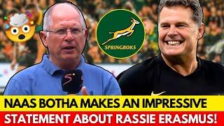 UNBELIEVABLE WHAT THE SPRINGBOKS LEGEND REVEALED ABOUT RASSIE ERASMUS! | SPRINGBOKS NEWS