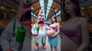 ️ Evolution of patrick star: patrick star and pregnant women  #cat #cute #love #shorts