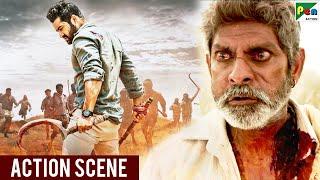 Aravind Sametha - Jr. NTR Best Action Scene | Pooja Hegde, Jagapathi Babu | Hindi Dubbed Movie