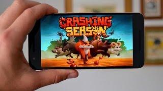 CRASHING SEASON Gameplay - Animals on the RAMPAGE! [HD] | ANDROID | JonnyTGood