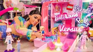 Dolls For Dolls Versus: Polly Pocket Barbie, Mini BarbieLand, Lego Friends