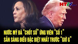 Điểm nóng bầu cử Mỹ: Nước Mỹ đã “chốt sổ”, sẵn sàng điều đặc biệt nhất trước “giờ G”| Hà Tĩnh TV