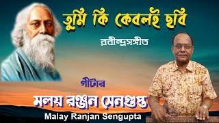 Tumi Ki Keboli Chobi || Rabindra Sangeet || On Hawaiian Guitar || By Malay Ranjan Sengupta