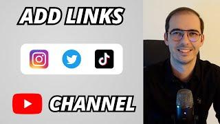 How to Add Social Media Link in YouTube Channel? (2024 Update)