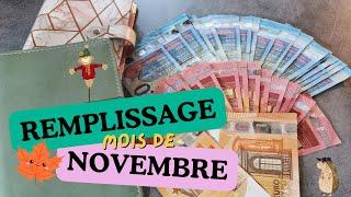 REMPLISSAGE NOVEMBRE 2024 | BUDGET | SYSTÈME DES ENVELOPPES BUDGETAIRES