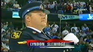 Russia vs USA (Swedish Broadcast) 1996 Anthem of Russia and USA [by Lyndon Slewidge] 8 Sep 1996