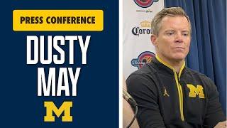 Dusty May Press Conference: Michigan Coach, Players Discuss Loss To Arkansas I #GoBlue