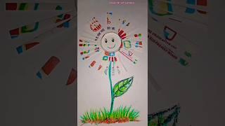 Cute paper flower making|#craft #art #creative #drawwithsubhadip #papercraft #shorts