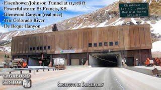 Stunning Canyon Drives: From Colorado Rocky Mountain Highs to a Raging Tempest Near St Francis KS