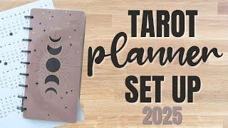 My 2025 Tarot Journal - Faith Planner SetUp & Redating the Happy Planner Skinny Classic