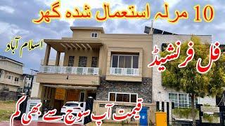 Fully Furnished 10 Marla Clean-Lines Architectural Marvel Houses For Sale In Bahria Islamabad!