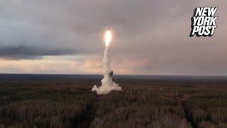 Video captured Russia firing missiles in nuclear test launch on Oct. 29, 2024