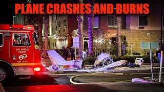 Plane Crashes & Bursts Into Flames: LA Outdoes GTA Server!