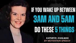 If You Wake Up Between 3Am And 5AM Do These 5 Things || Kathryn Kuhlman motivation speech