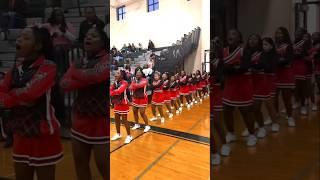 ️ WHO WANT THE SMOKE #cheer #cheerleading #highschoolbasketball