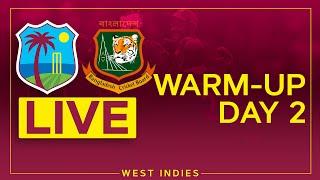  LIVE | CWI Select XI v Bangladesh | Warm-Up | Day 2