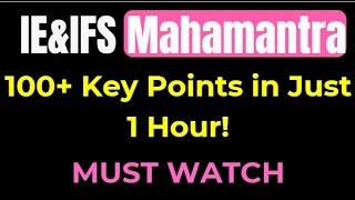 "JAIIB IE&IFS **Mahamantra**: Master 100+ Key Points in Just 1 Hours for Exam Success!"