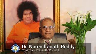 Dr Narendranath Reddy, Chairman, Prasanthi Council