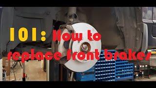 how to replace front brakes