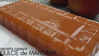 Dulce de manzana  Receta casera, natural y fácil