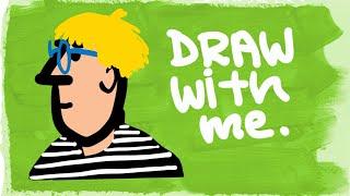 Draw with Me: Hockney landscapes