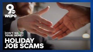 How to spot holiday hiring scams