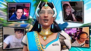 STREAMERS REACT TO MY SYMMETRA 4! (15,000 Subscriber Special) | Overwatch 2