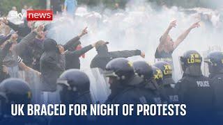 UK riots: Britain braced for more than 30 protests across towns and cities