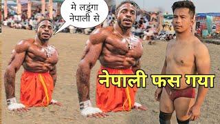 देवा थापा को सताने लगा बिच्छू का डर bichu  pehlwan ki kushti deva thapa kushti