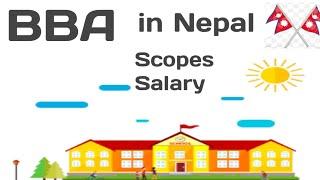 BBA course in Nepal.Scope of BBA .Salary After BBA in Nepal.Job After BBA