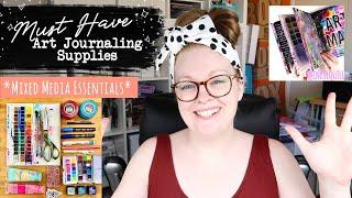 MUST HAVE ART JOURNALING SUPPLIES // *Mixed Media Journal Essentials*