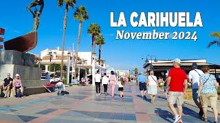 La Carihuela Torremolinos Spain Walking Tour Malaga November 2024 [4K]