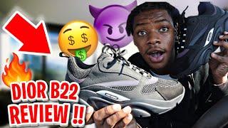 THE BEST DESIGNER SNEAKER DIOR B22 | REVIEW + ON FEET